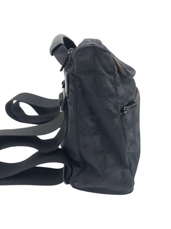 Chanel New Travel Line CC Logo Black Nylon Backpack